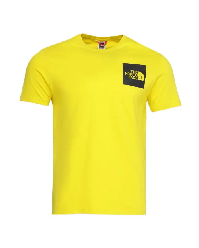 The North Face Męski T-shirt M Fine Tee NF00CEQ57601 Żółty | Sklep Monotox
