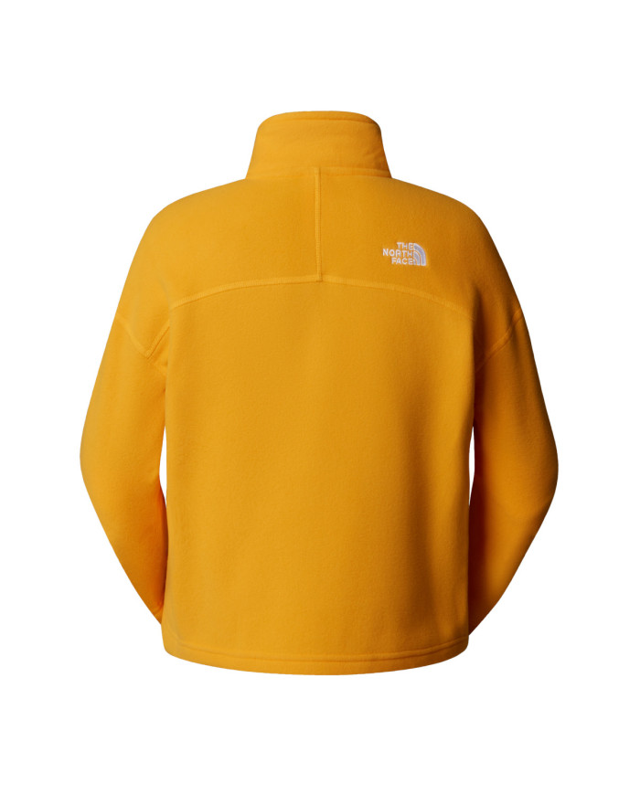 The North Face Damska Bluza W 100 Glacier Crop 1/4 Z Summi NF0A855N56P Żółty | Sklep Monotox