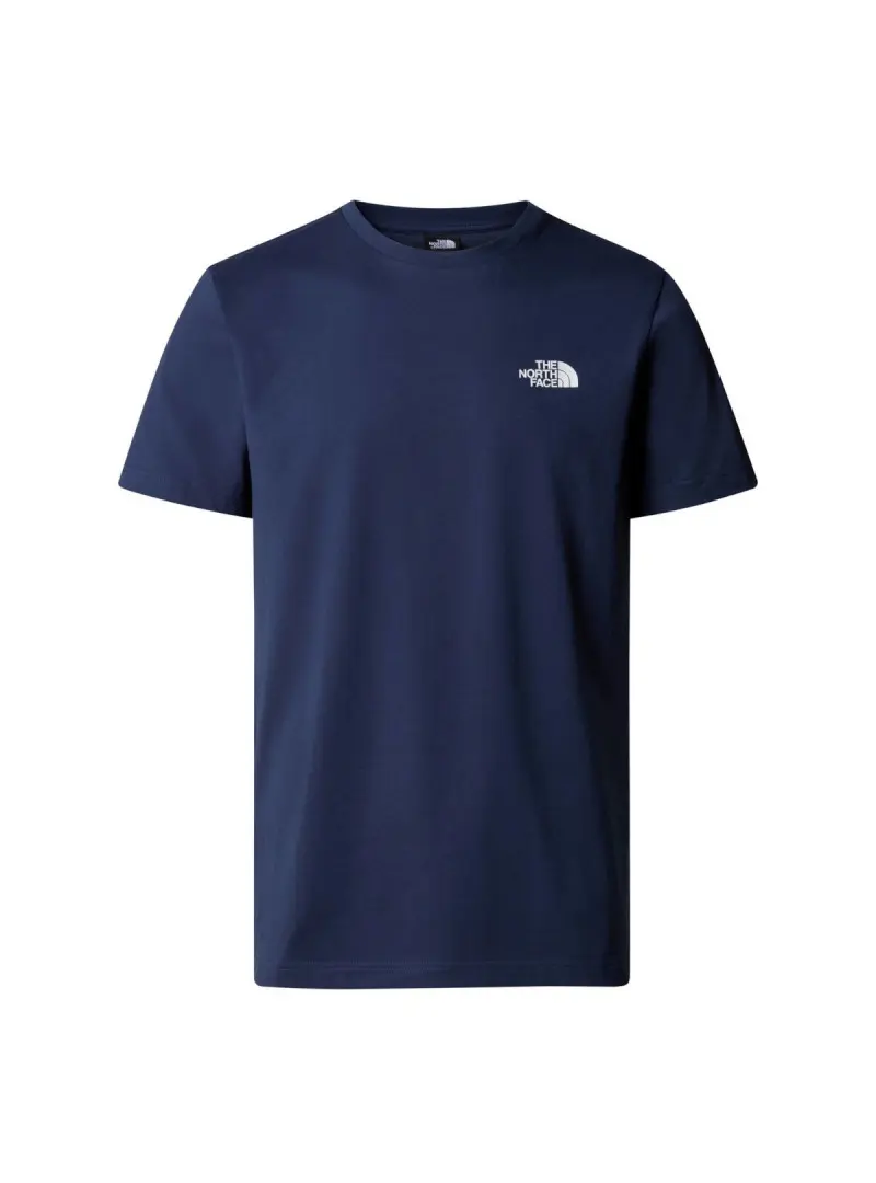 The North Face Męski T-shirt M S/s Simple Dome Tee NF0A87NG8K2 Granatowy | Sklep Monotox