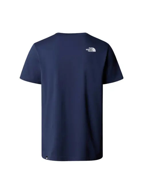 The North Face Męski T-shirt M S/s Simple Dome Tee NF0A87NG8K2 Granatowy | Sklep Monotox