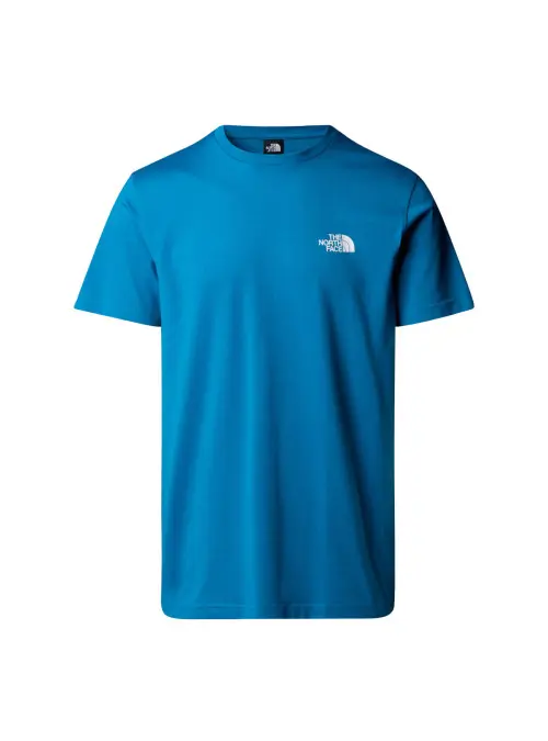 The North Face Męski T-shirt M Ss Simple Dome Tee NF0A87NGBOM Niebieski | Sklep Monotox