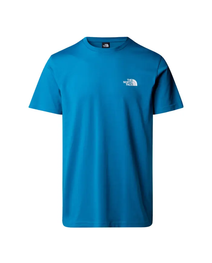 The North Face Męski T-shirt M Ss Simple Dome Tee NF0A87NGBOM Niebieski | Sklep Monotox