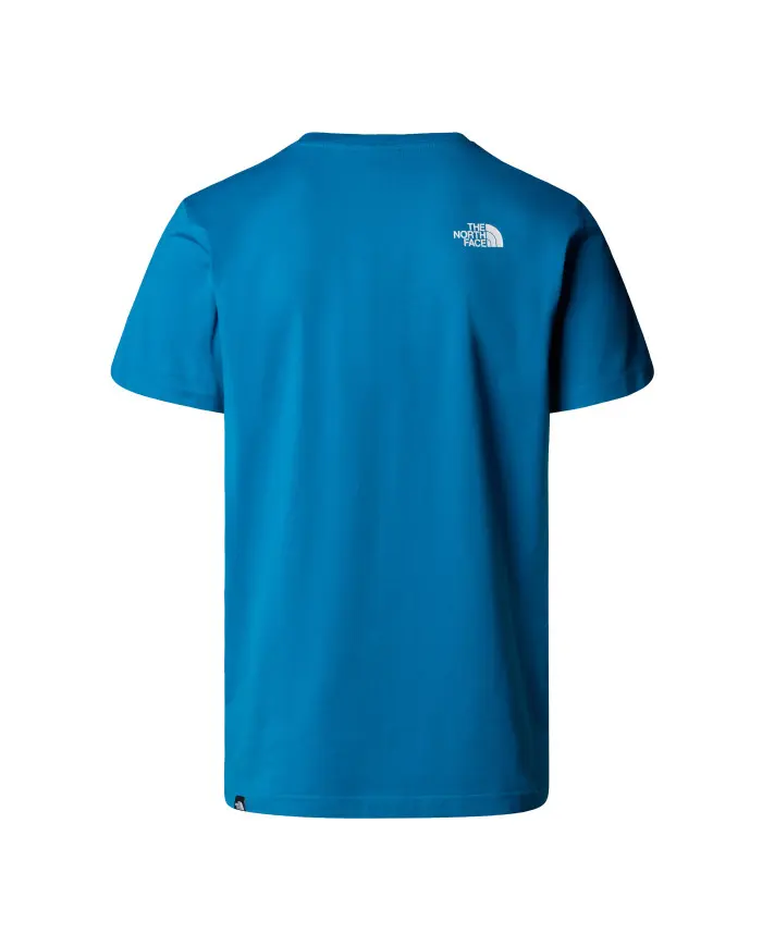 The North Face Męski T-shirt M Ss Simple Dome Tee NF0A87NGBOM Niebieski | Sklep Monotox