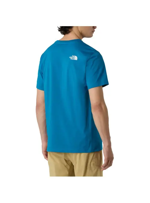 The North Face Męski T-shirt M Ss Simple Dome Tee NF0A87NGBOM Niebieski | Sklep Monotox