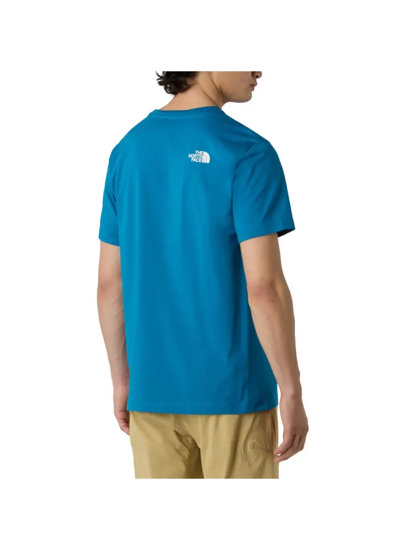 The North Face Męski T-shirt M Ss Simple Dome Tee NF0A87NGBOM Niebieski | Sklep Monotox