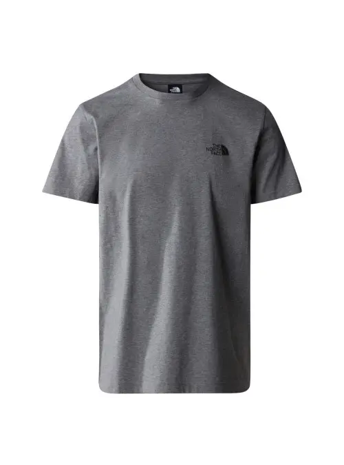 The North Face Męski T-shirt M Ss Simple Dome Tee Tnfmedium NF0A87NGDYY Szary | Sklep Monotox