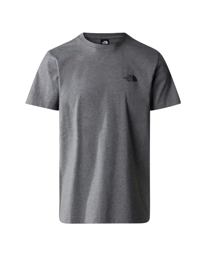 The North Face Męski T-shirt M Ss Simple Dome Tee Tnfmedium NF0A87NGDYY Szary | Sklep Monotox