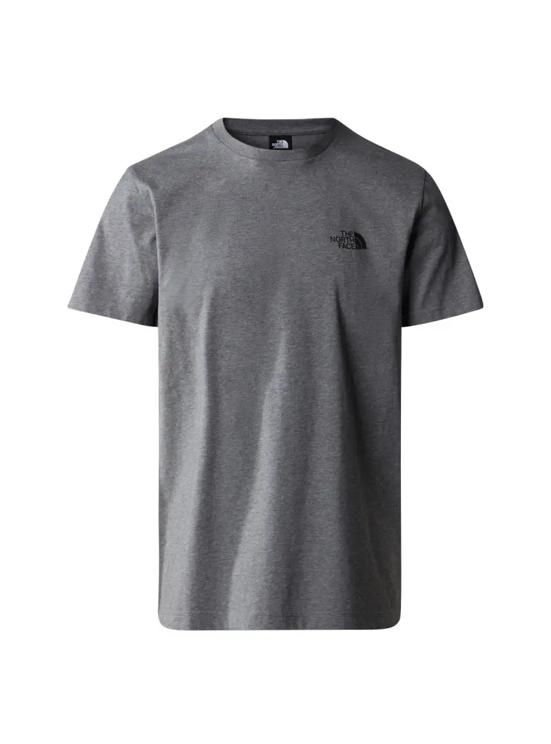 The North Face Męski T-shirt M Ss Simple Dome Tee Tnfmedium NF0A87NGDYY Szary | Sklep Monotox