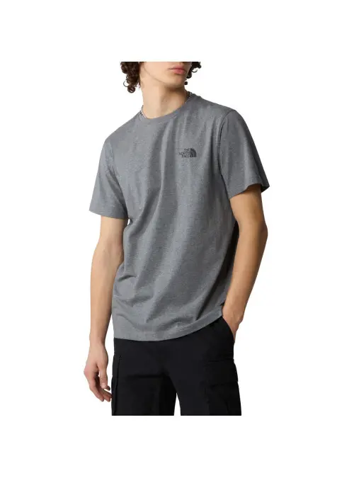 The North Face Męski T-shirt M Ss Simple Dome Tee Tnfmedium NF0A87NGDYY Szary | Sklep Monotox