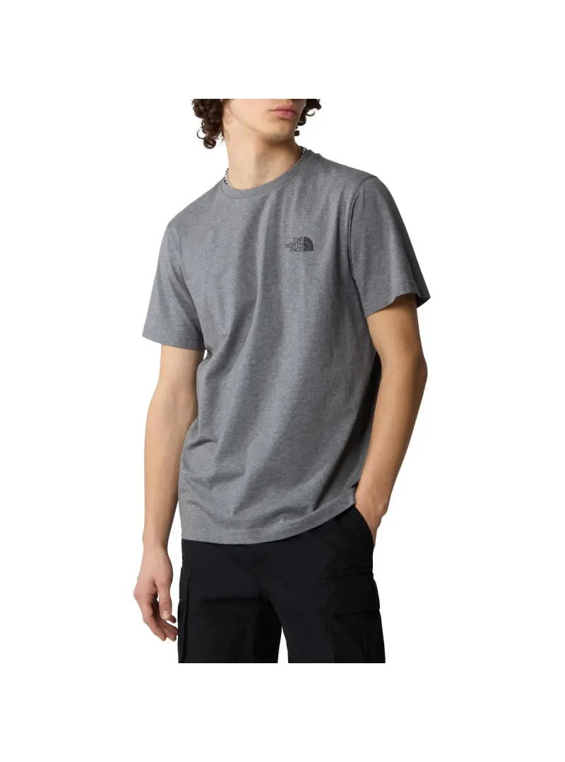 The North Face Męski T-shirt M Ss Simple Dome Tee Tnfmedium NF0A87NGDYY Szary | Sklep Monotox