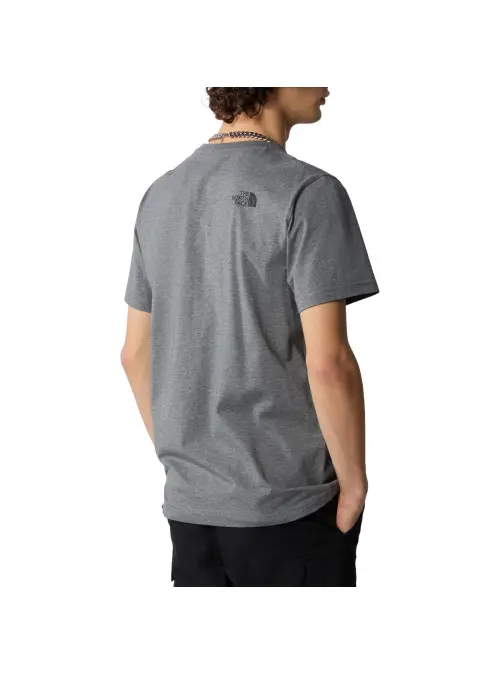 The North Face Męski T-shirt M Ss Simple Dome Tee Tnfmedium NF0A87NGDYY Szary | Sklep Monotox