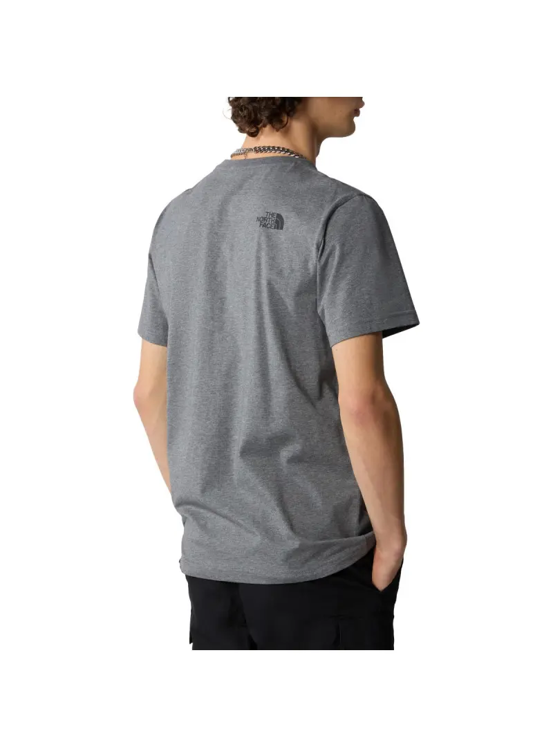 The North Face Męski T-shirt M Ss Simple Dome Tee Tnfmedium NF0A87NGDYY Szary | Sklep Monotox