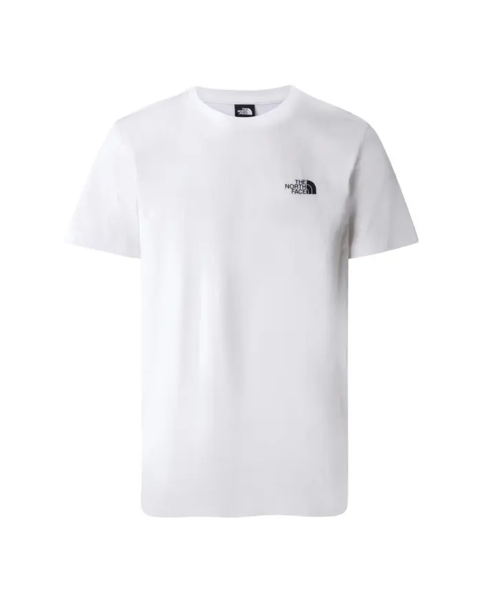 The North Face Męski T-shirt M S/s Simple Dome Tee NF0A87NGFN4 Biały | Sklep Monotox