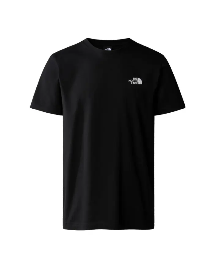 The North Face Męski T-shirt M S/s Simple Dome Tee NF0A87NGJK3 Czarny | Sklep Monotox