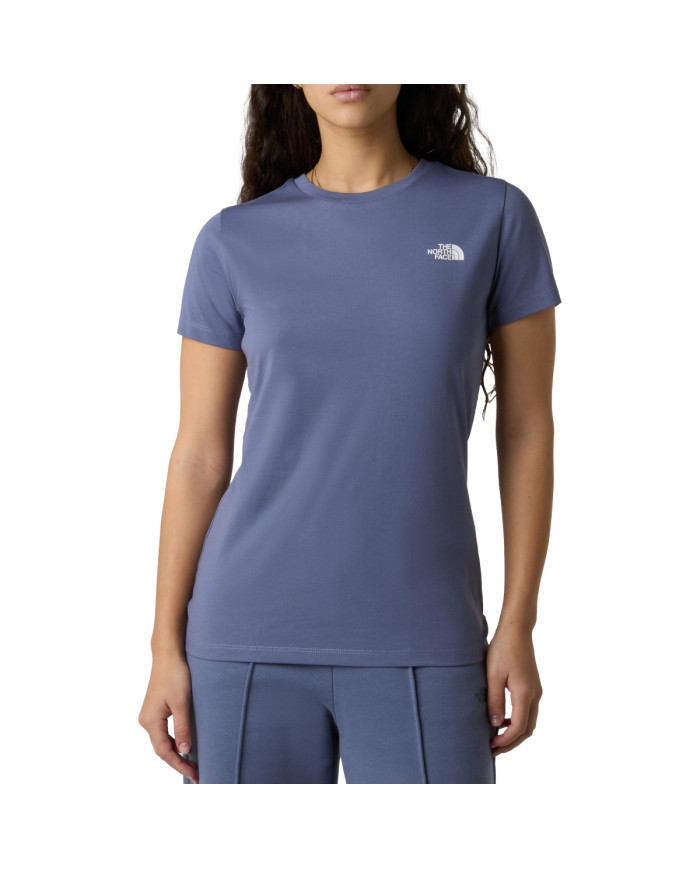 The North Face Damski T-shirt W Ss Sd Slim Tee NF0A87NHBOA Fioletowy | Sklep Monotox