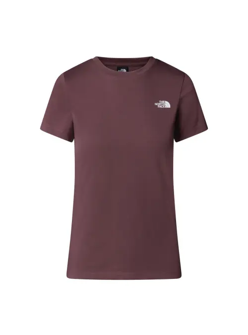 The North Face Damski T-shirt W Ss Sd Slim Tee NF0A87NHBQ7 Brązowy | Sklep Monotox
