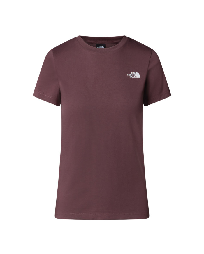 The North Face Damski T-shirt W Ss Sd Slim Tee NF0A87NHBQ7 Brązowy | Sklep Monotox