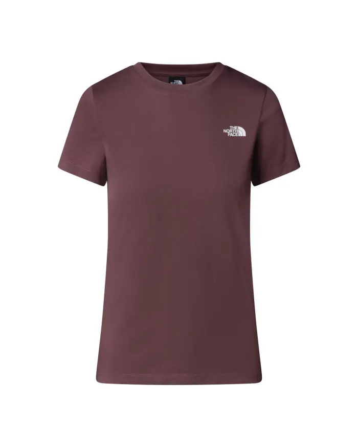 The North Face Damski T-shirt W Ss Sd Slim Tee NF0A87NHBQ7 Brązowy | Sklep Monotox