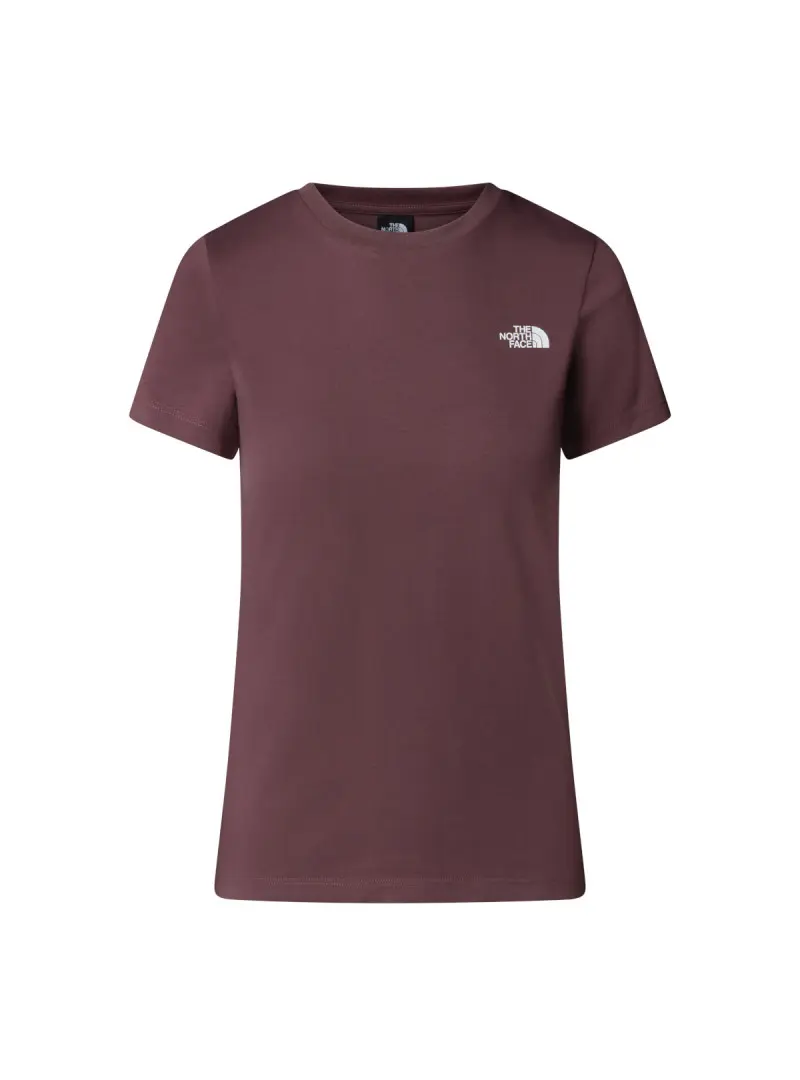The North Face Damski T-shirt W Ss Sd Slim Tee NF0A87NHBQ7 Brązowy | Sklep Monotox