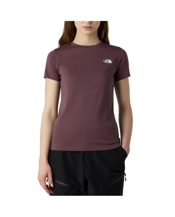 The North Face Damski T-shirt W Ss Sd Slim Tee NF0A87NHBQ7 Brązowy | Sklep Monotox