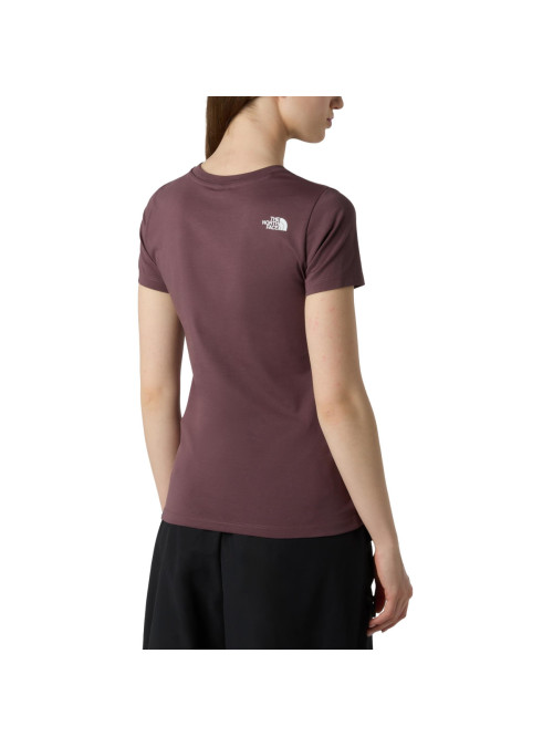 The North Face Damski T-shirt W Ss Sd Slim Tee NF0A87NHBQ7 Brązowy | Sklep Monotox