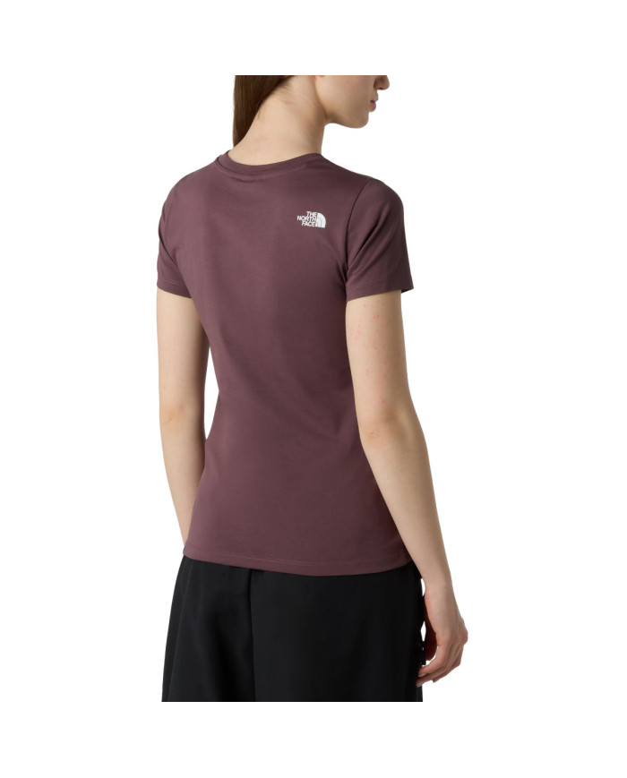 The North Face Damski T-shirt W Ss Sd Slim Tee NF0A87NHBQ7 Brązowy | Sklep Monotox
