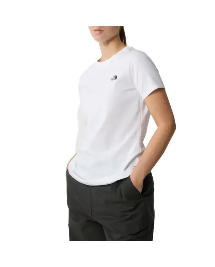 The North Face Damski T-shirt W S/s Simple Dome Slim NF0A87NHFN4 Biały | Sklep Monotox