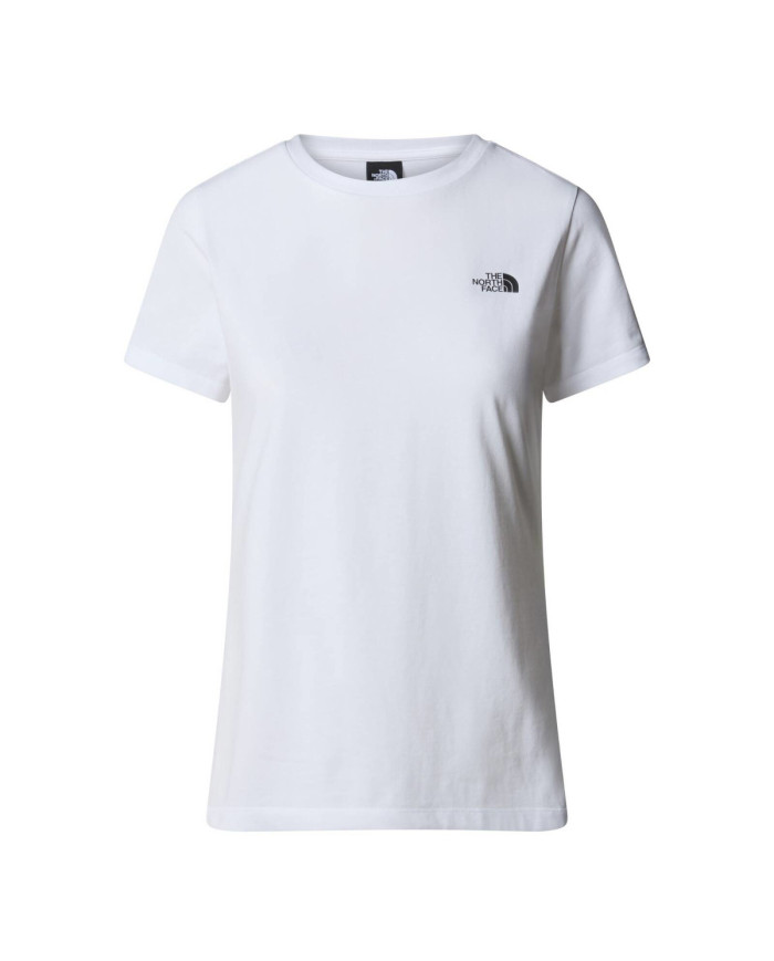 The North Face Damski T-shirt W S/s Simple Dome Slim NF0A87NHFN4 Biały | Sklep Monotox