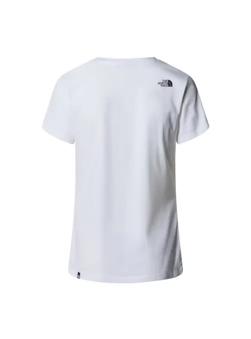 The North Face Damski T-shirt W S/s Simple Dome Slim NF0A87NHFN4 Biały | Sklep Monotox