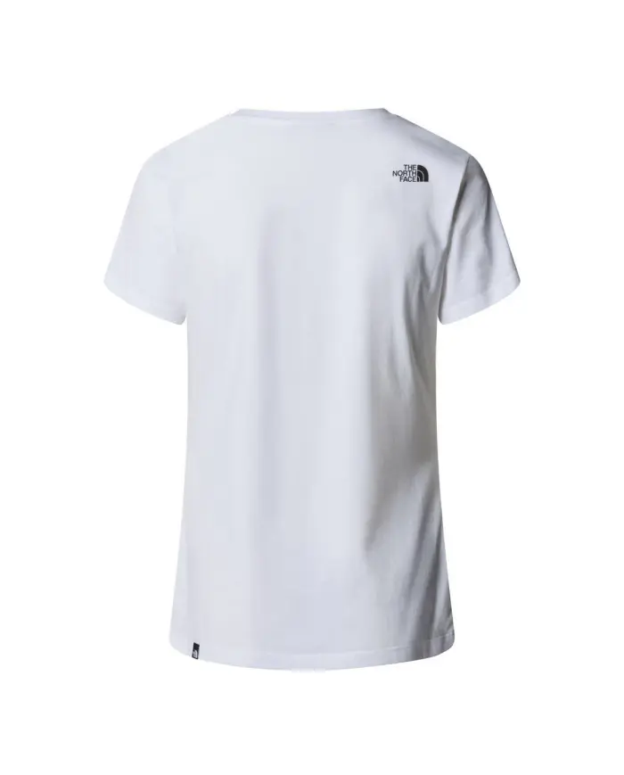 The North Face Damski T-shirt W S/s Simple Dome Slim NF0A87NHFN4 Biały | Sklep Monotox