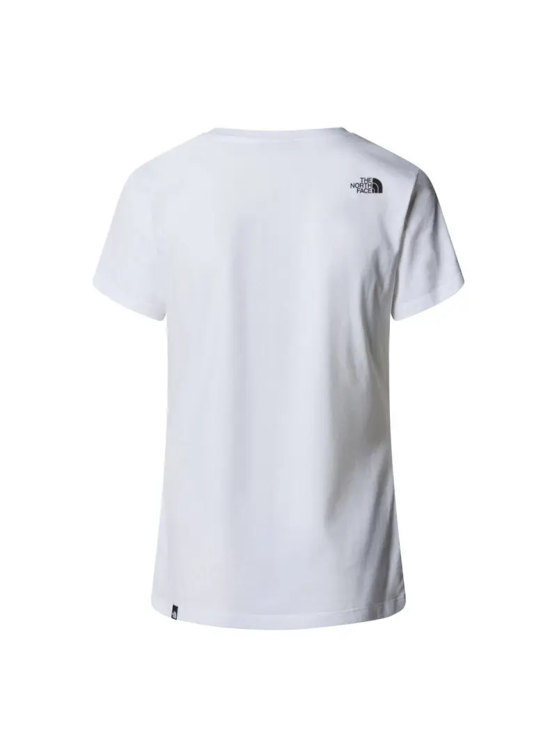 The North Face Damski T-shirt W S/s Simple Dome Slim NF0A87NHFN4 Biały | Sklep Monotox