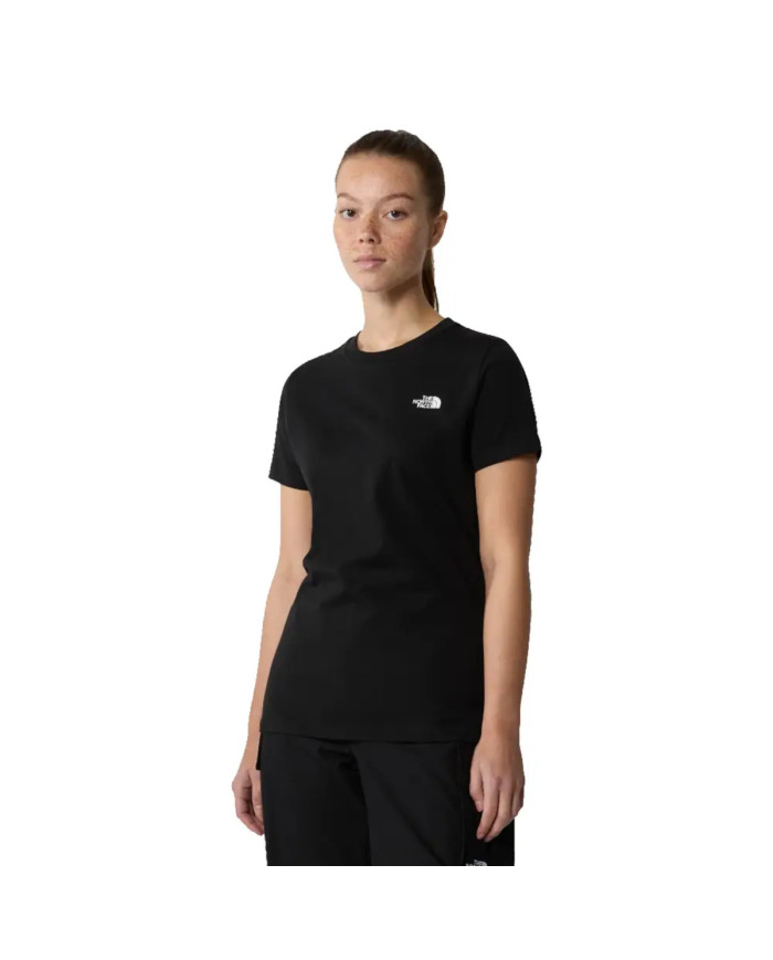 The North Face Damski T-shirt W S/s Simple Dome Slim NF0A87NHJK3 Czarny | Sklep Monotox