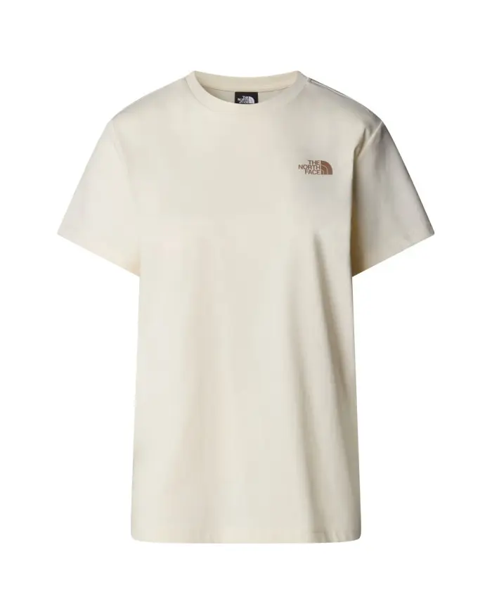 The North Face Damski T-shirt W Ss Box Nse Relaxed Tee NF0A87NK95R Beżowy | Sklep Monotox