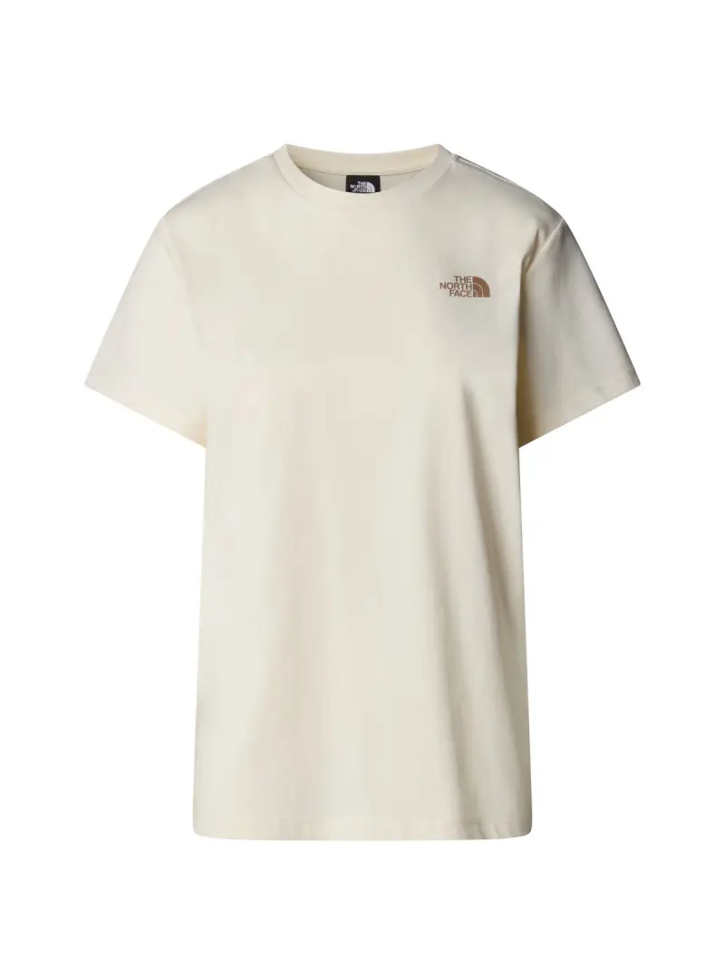 The North Face Damski T-shirt W Ss Box Nse Relaxed Tee NF0A87NK95R Beżowy | Sklep Monotox