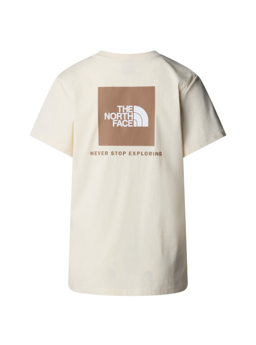 The North Face Damski T-shirt W Ss Box Nse Relaxed Tee NF0A87NK95R Beżowy | Sklep Monotox