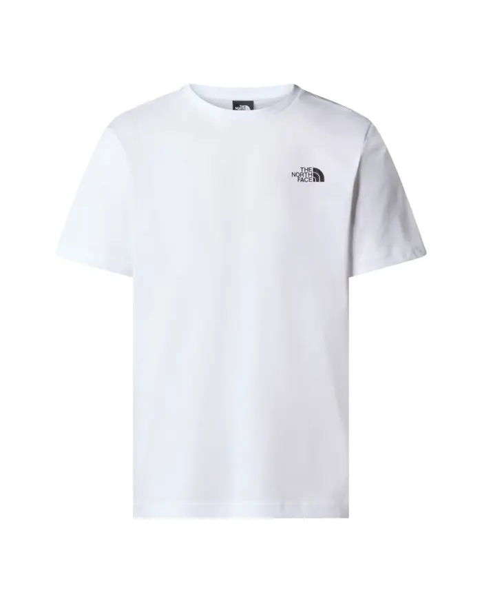 The North Face Męski T-shirt M S/s Box Nse Tee NF0A87NPFN4 Biały | Sklep Monotox