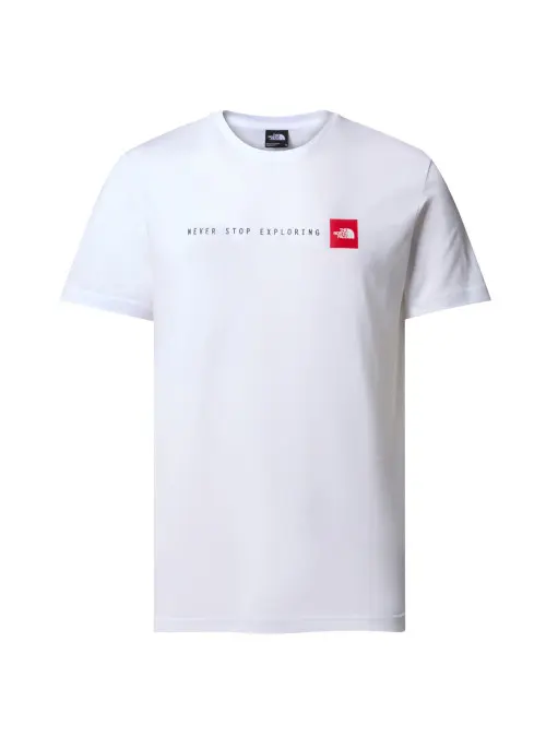 The North Face Męski T-shirt M Ss Never Stop Ex Tee NF0A87NSFN4 Biały | Sklep Monotox