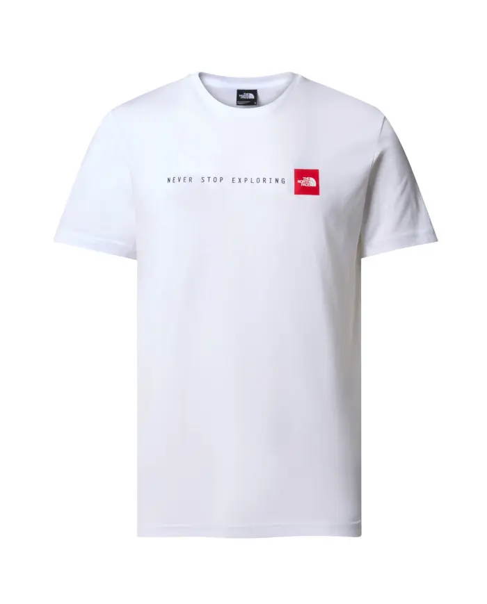 The North Face Męski T-shirt M Ss Never Stop Ex Tee NF0A87NSFN4 Biały | Sklep Monotox