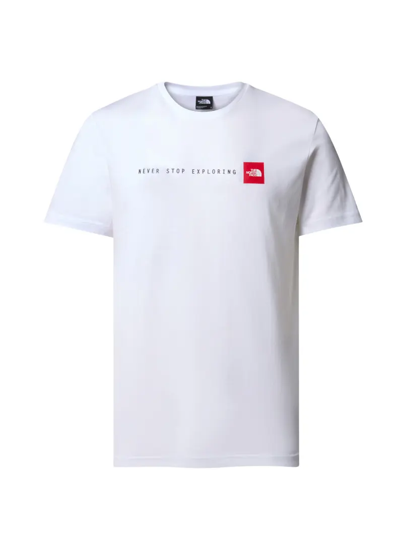The North Face Męski T-shirt M Ss Never Stop Ex Tee NF0A87NSFN4 Biały | Sklep Monotox