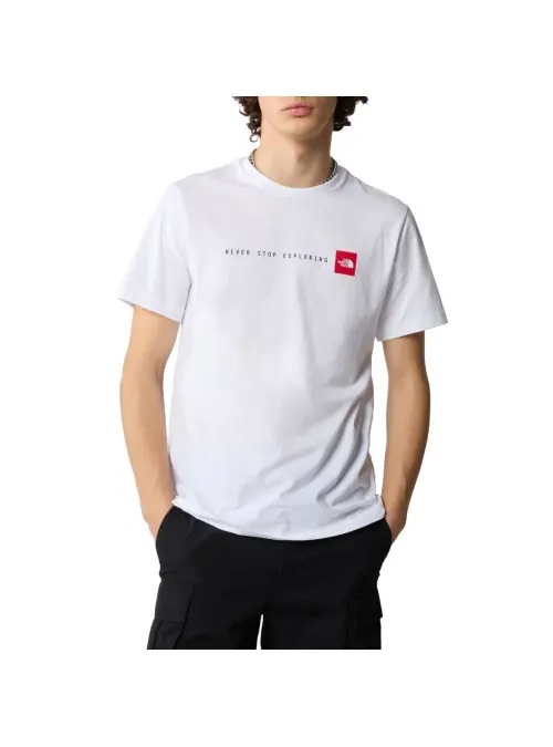The North Face Męski T-shirt M Ss Never Stop Ex Tee NF0A87NSFN4 Biały | Sklep Monotox