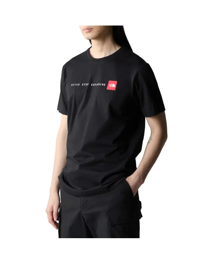 The North Face Męski T-shirt M Ss Never Stop Ex Tee NF0A87NSJK3 Czarny | Sklep Monotox