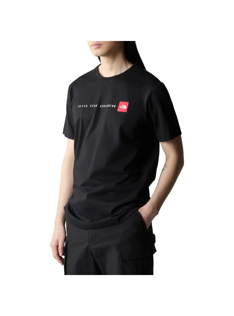 The North Face Męski T-shirt M Ss Never Stop Ex Tee NF0A87NSJK3 Czarny | Sklep Monotox