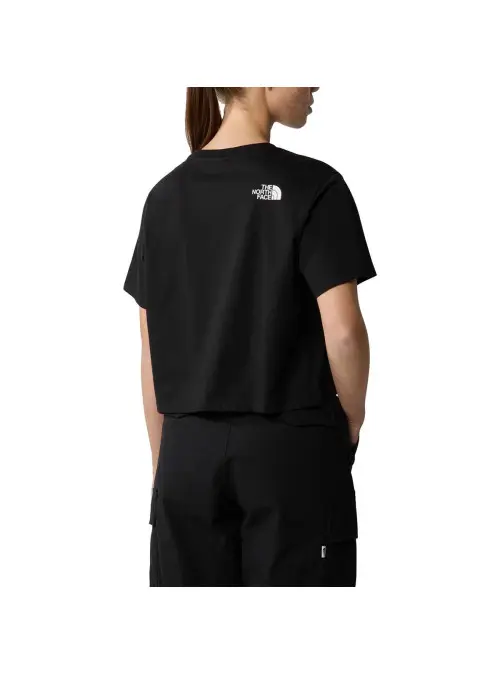 The North Face Damski T-shirt W Simple Dome Cropped NF0A87U4JK3 Czarny | Sklep Monotox