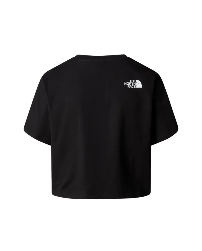 The North Face Damski T-shirt W Simple Dome Cropped NF0A87U4JK3 Czarny | Sklep Monotox