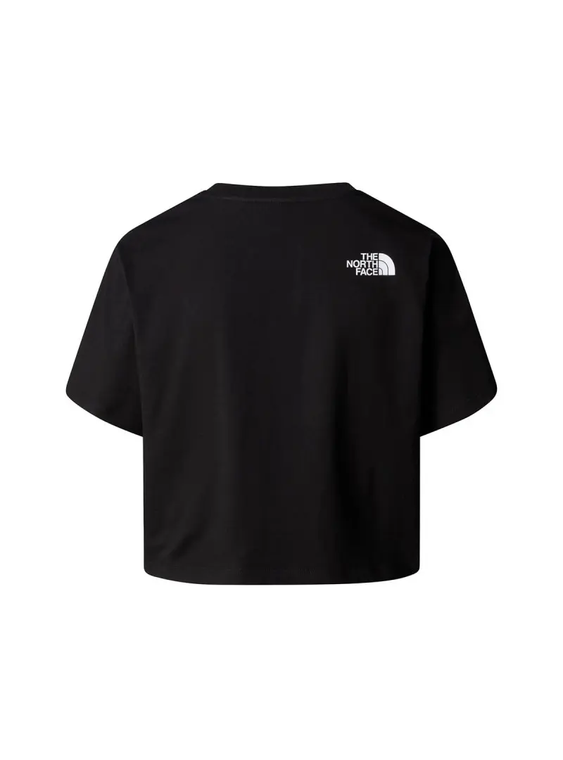 The North Face Damski T-shirt W Simple Dome Cropped NF0A87U4JK3 Czarny | Sklep Monotox