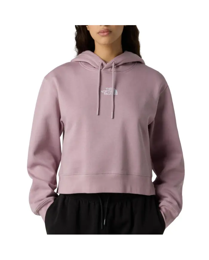 The North Face Damska Bluza W Essential Crop Hoodie NF0A89EXD2Q Różowy | Sklep Monotox