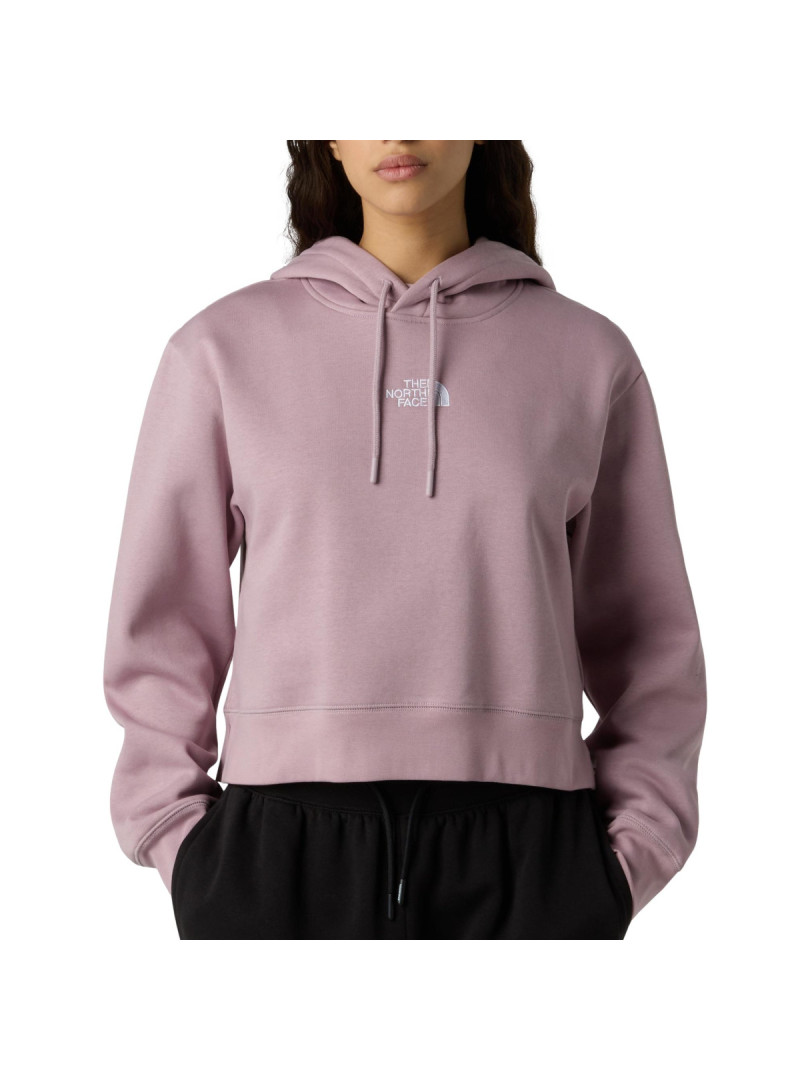 The North Face Damska Bluza W Essential Crop Hoodie NF0A89EXD2Q Różowy | Sklep Monotox