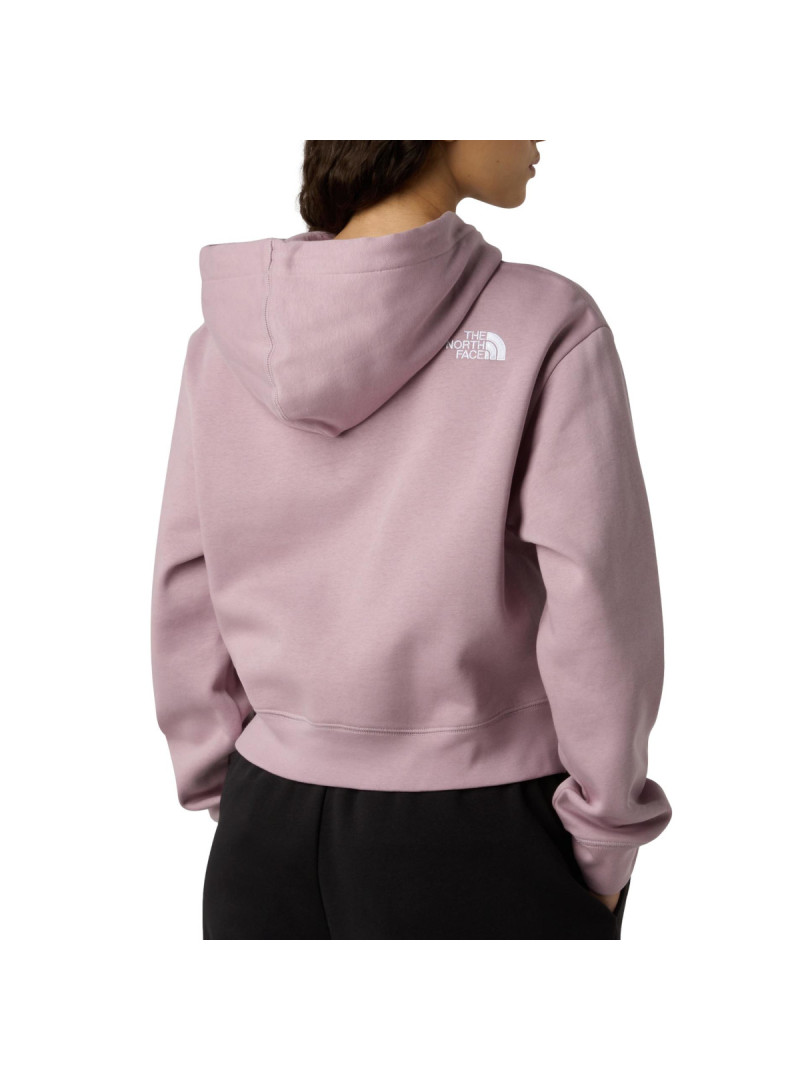 The North Face Damska Bluza W Essential Crop Hoodie NF0A89EXD2Q Różowy | Sklep Monotox
