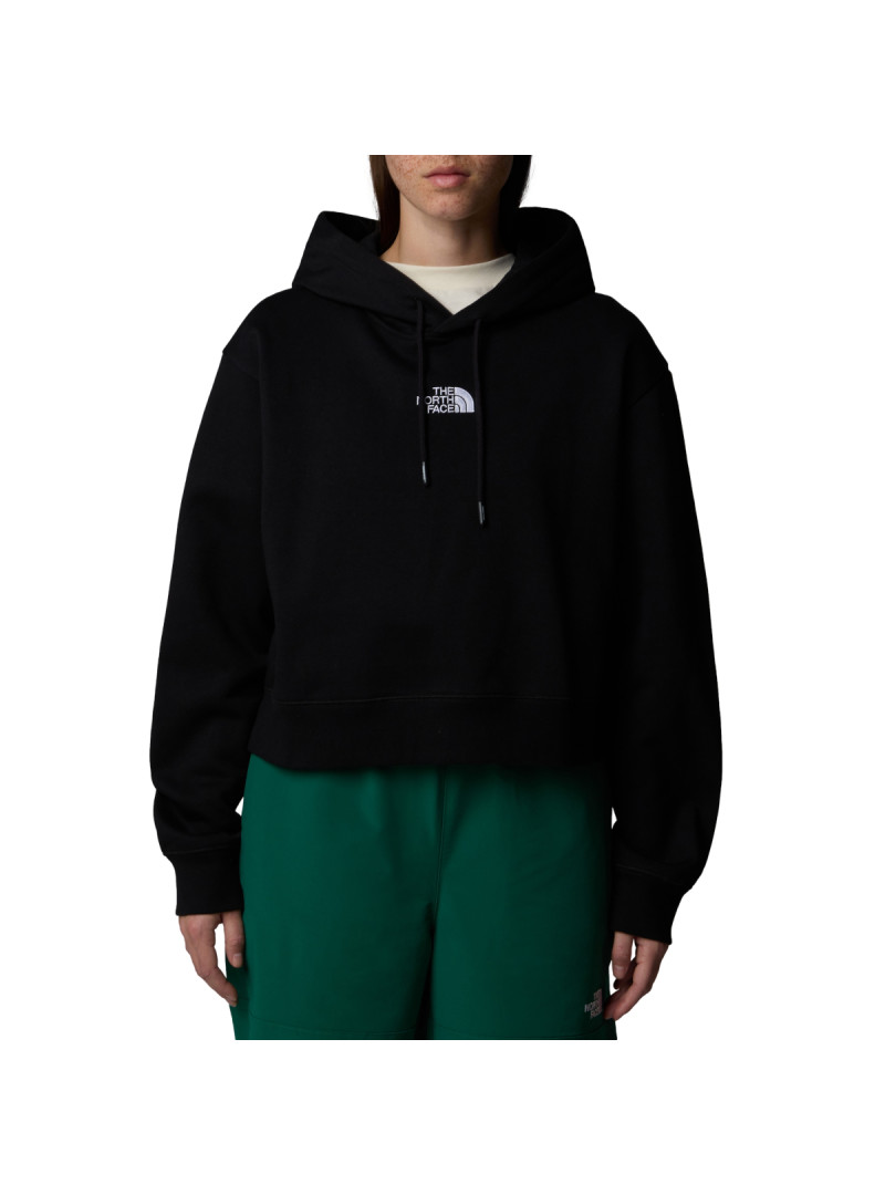 The North Face Damska Bluza W Essential Crop Hoodie NF0A89EXJK3 Czarny | Sklep Monotox