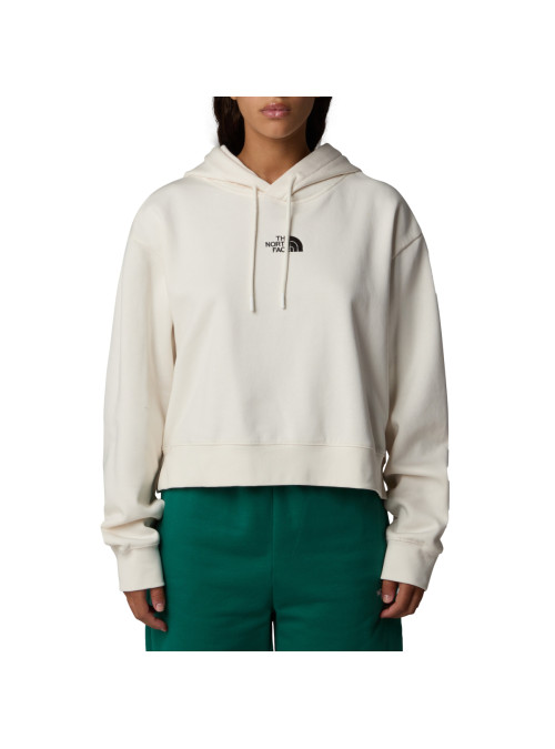 The North Face Damska Bluza W Essential Crop Hoodie NF0A89EXQLI Beżowy | Sklep Monotox